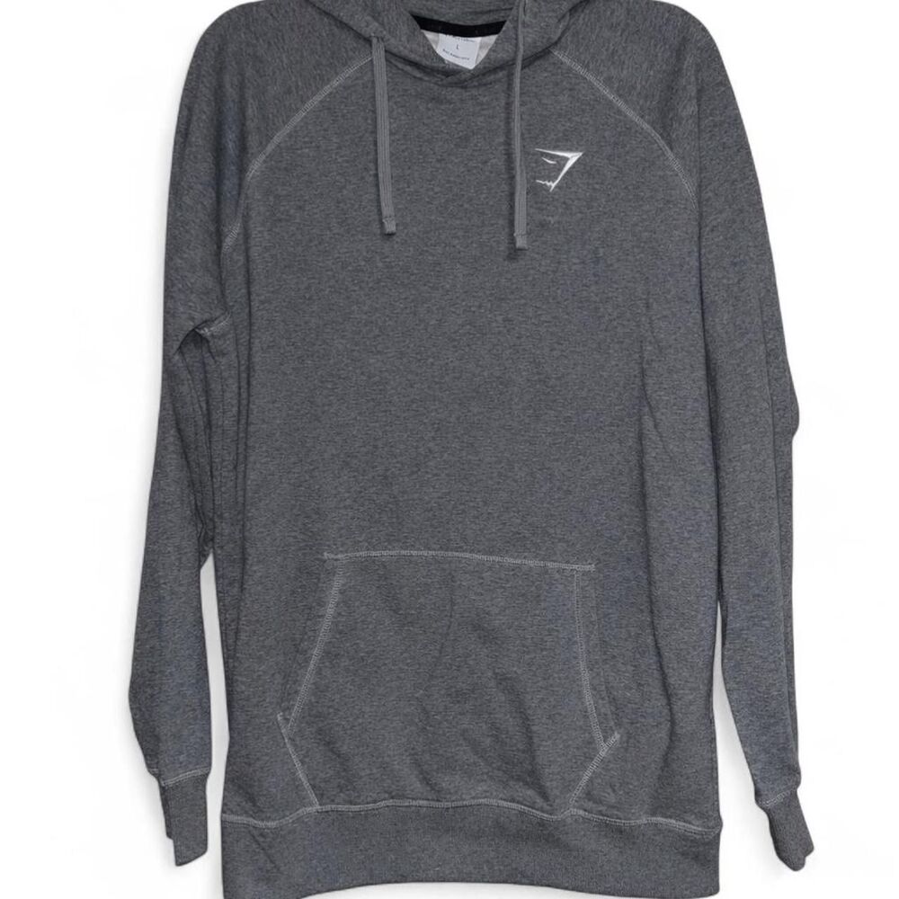 Gymshark Men's Grey Hoodie